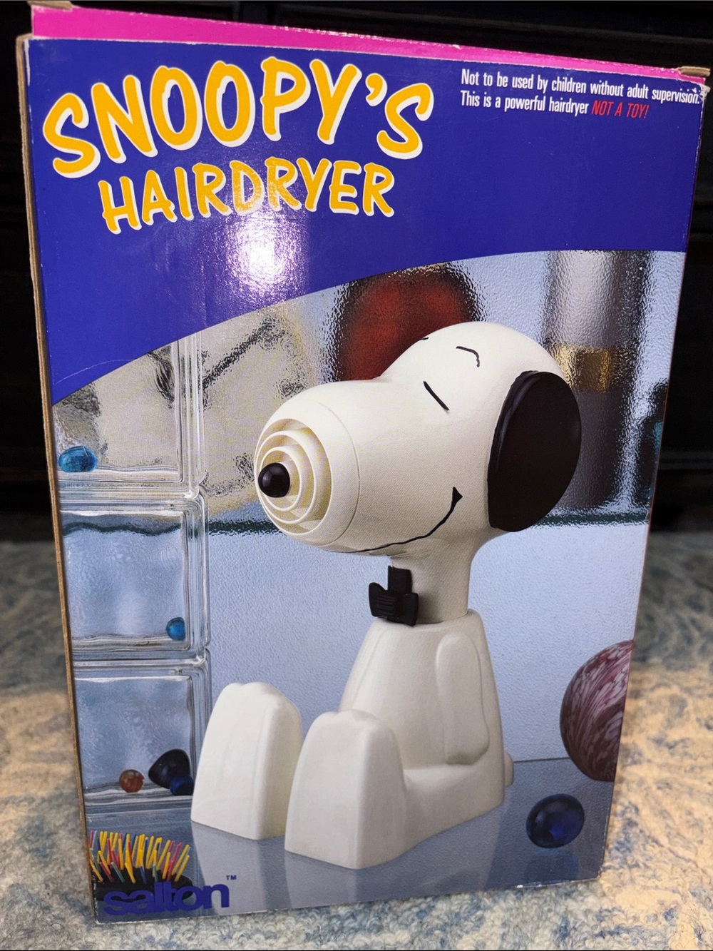 Snoopy White Dog Hairdryer Hair Accessory by Salton